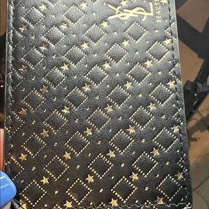 Yves Saint Laurent Black and Gold Electronics Case